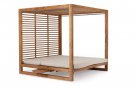 Luksusowe łóżko 2os. Daybed z daszkiem, całości wykonane z drewna tekowego premium Honolulu