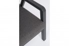 Nowoczesny komplet aluminiowy na taras TRUMAN bizzotto antracyt
