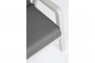 Nowoczesny komplet aluminiowy na taras TRUMAN bizzotto biały