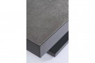 Podnoszony stolik aluminiowy z blatem ceramicznym TRUMAN bizzotto antracyt