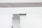 Podnoszony stolik aluminiowy z blatem ceramicznym TRUMAN bizzotto biały