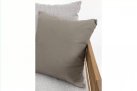 Sofa ogrodowa teaku z teak KOBO bizzotto beżowe poduszki