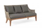 Sofa ogrodowa wypoczynkowa technorttanowo-teakowe KEILANI bizzotto
