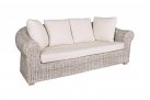 Sofa klsyczna z bielonego rattanu COBA bizzotto