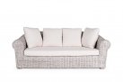 Sofa klsyczna z bielonego rattanu COBA bizzotto