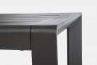 Platformowy narożnik ogrodowy aluminiowy ciemnoszary KONNOR bizzotto