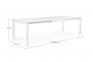 Biały rozkładany stół 200-300x110 aluminiowy ogrodowy KONNOR bizzotto