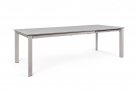 Beżowy rozkładany stół 160-240x100 aluminiowy ogrodowy KONNOR bizzotto