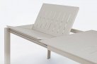 Beżowy rozkładany stół 200-300x110 aluminiowy ogrodowy KONNOR bizzotto