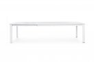 Biały rozkładany stół 200-300x110 aluminiowy ogrodowy KONNOR bizzotto