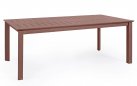 Brązowy rozkładany stół 200-300x110 aluminiowy ogrodowy KONNOR bizzotto