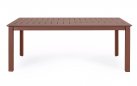 Brązowy rozkładany stół 200-300x110 aluminiowy ogrodowy KONNOR bizzotto