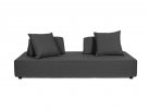 Ciemnoszara sofa nowoczesna na taras Olfein PIPER bizzotto