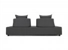 Ciemnoszara sofa nowoczesna na taras Olfein PIPER bizzotto