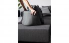 Ciemnoszara sofa nowoczesna na taras Olfein PIPER bizzotto