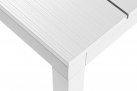 Biały aluminiowy rozkładany stół ogrodowy nardi RIO 210-280 cm