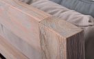 Sofa łóżko teakowe wypoczynkowe do ogrodu zimowego BALI bizzotto