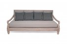 Sofa łóżko teakowe wypoczynkowe do ogrodu zimowego BALI bizzotto