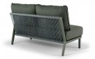 Narożnik na taras aluminiowy oliwkowy PEP z poduszkami Olefin TierraOutdoor