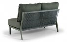Narożnik na taras aluminiowy oliwkowy PEP z poduszkami Olefin TierraOutdoor