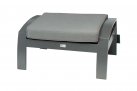 Podnóżek aluminiowy ciemnoszary ogrodowy VALENCIA