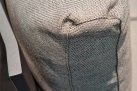Meble ogrodowe aluminiowe z sofą 3-osobową VALENCIA grafitowy z szarymi poduszkami