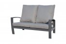 Sofa ogrodowa 2-osobowa na taras aluminiowa VALENCIA