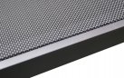 Wysoka sofa ogrodowa aluminowa VALENCIA z szarymi poduszkami