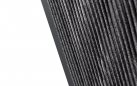 Sofa ogrodowa aluminowa antracytowa PEP plecionka lina polipropylenowa