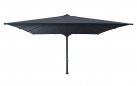 Parasol ogrodowy 500x500 cm z noga centralną ciemnoszary