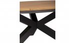 Okrągły stół aluminiowo-teakowy 120 cm ORBITAL