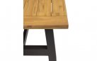 Duży stół ogrodowy aluminiowo-teakowy 330 cm OZON z krzesłąmi AVERO