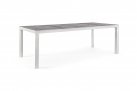 Aluminiowy stół na taras 220 cm biały blat ceramiczny MASON bizzotto