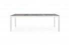 Aluminiowy stół na taras 220 cm biały blat ceramiczny MASON bizzotto