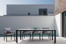 Aluminiowy stół na taras 220 cm ciemnoszary blat ceramiczny MASON bizzotto