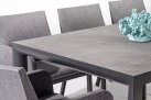 Aluminiowy stół na taras 220 cm ciemnoszary blat ceramiczny MASON bizzotto
