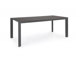 Stół aluminiowy na taras antracyt 197x90 ALEKSI bizzotto