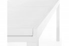 Biały aluminiowy stół ogrodowy rozkładany 200-300 cm EGIL bizzotto
