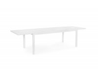 Biały aluminiowy stół ogrodowy rozkładany 200-300 cm EGIL bizzotto