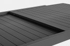 Rozsuwany ciemnoszary aluminiowy stół ogrodowy HILDE 200-300 bizzotto