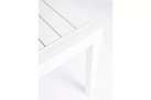 Biały stół ogrodowy rozsuwany 135-270 aluminiowy PELAGIUS bizzotto