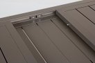 Rozkładany stół na taras aluminiowy kawowy 145-210 HILDE bizzotto