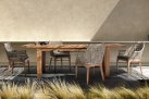 Rozkładany stół z drewna teak recykling 180-250 BOUNTY bizzotto