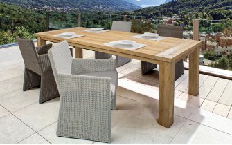 Stół ogrodowy teak 240x100 BOUNTY bizzotto