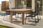 Rozkładany stół ogrodowy na taras teak premium MARYLAND 140-240 bizzotto