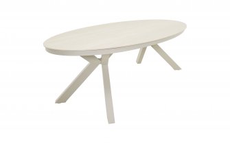 DAVOS 220x120 cm Stół ogrodowy niski jadalniany z kamiennym blatem – LesliLiving