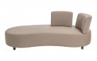 Ekskluzywny zestaw ogrodowy CALIDAD elegancka sofa, fotel i hocker z poduszkami Sunbrella