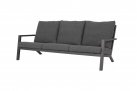 Aluminiowa sofa wypoczynkowa ogrodowa antracyt DOWN TOWN na nowoczesny taras