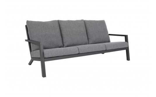 Aluminiowa sofa wypoczynkowa ogrodowa antracyt DOWN TOWN na nowoczesny taras Aluminiowa sofa wypoczynkowa ogrodowa antracyt DOWN TOWN na nowoczesny taras