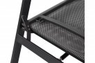 Fotel ogrodowy aluminiowy z pochylanym oparciem antracyt OHIO 
